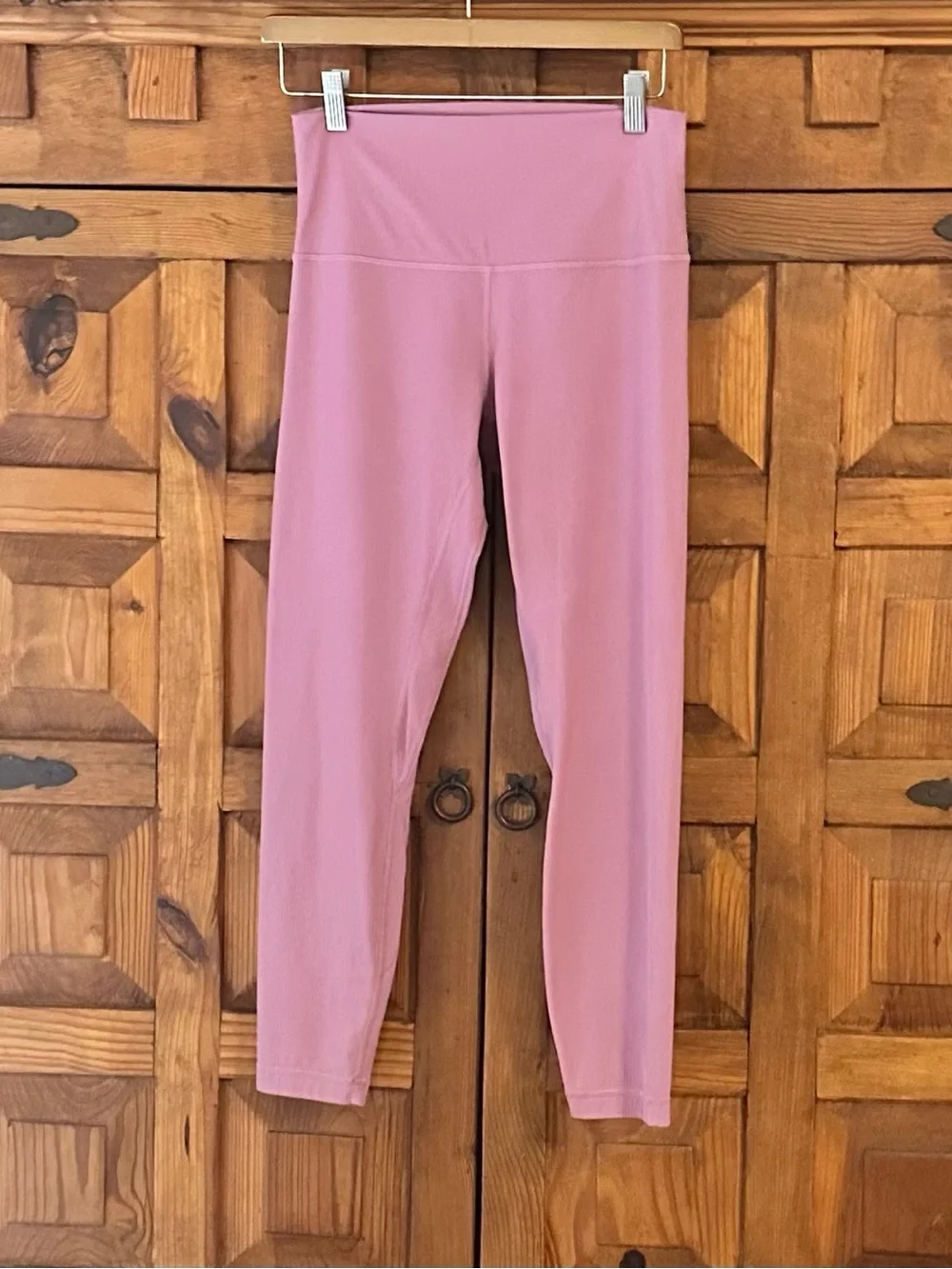 Lululemon Align Ribbed Leggings in Dusty Rose